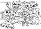 Monster High Coloring Pages Printable Girls Print Party Sheet Sheets Slumber Pdf Clawdeen Kids Characters Draculaura Dolls Popular Getcoloringpages Library sketch template