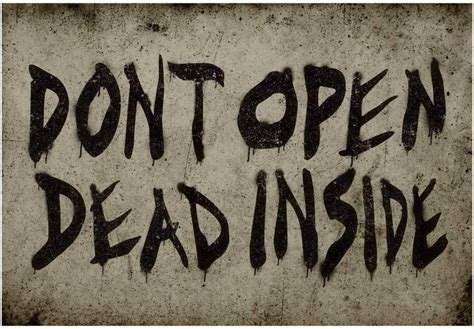 dont open dead  sign poster amazoncouk kitchen home