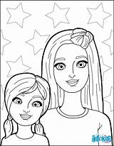 Barbi Coloriage Facile Fargelegging Dessin Sisters Imprimer Hellokids Greatestcoloringbook sketch template