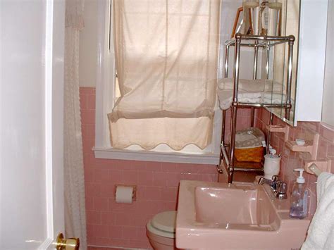pink bathroom retro renovation