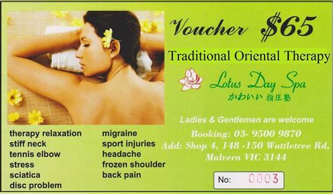 lotus day spa  oakleigh melbourne vic massage truelocal