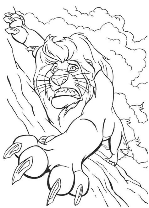 lion king printable coloring pages