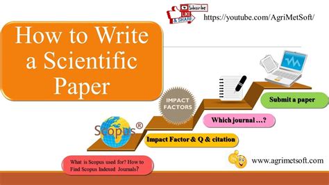 write  scientific paper writing research papers youtube