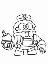 Brawl Stars Lou Coloring Colouring Pages Kleurplaten Coloringpage Ca Total Nice sketch template