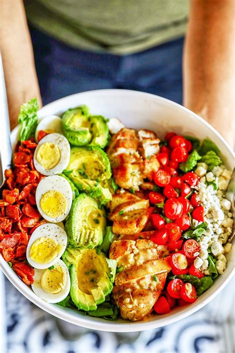 chicken cobb salad recipe recipe easy healthy lunches cobb salad