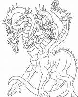 Dragon Coloring Pages Realistic Printable Hydra Mythology Greek Worksheets Print Bestappsforkids Worksheeto sketch template