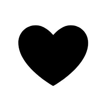 heart outline icon  android style heart outline love heart emoji