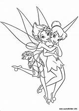 Tinkerbell Coloring Pages Disney Ausmalbilder Fairy Friends Printable Print Info Friend sketch template