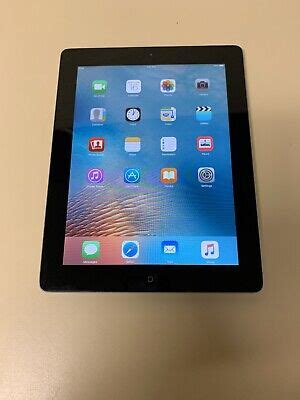 apple ipad  gb wi fi  tablet black grade  ebay