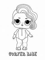 Lol Surfer Babe Doll Categories Coloring sketch template