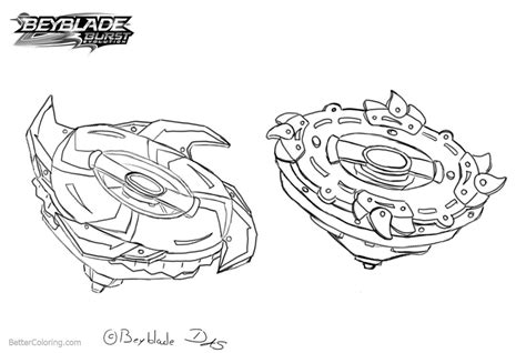 beyblade burst coloring pages  beyblades  printable coloring pages