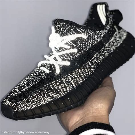 adidas yeezy boost   static black reflective fu wethenew