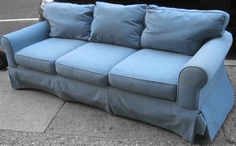 uhuru furniture collectibles light blue sofa sold