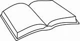 Book Clip Clipart Open Library Cliparting sketch template