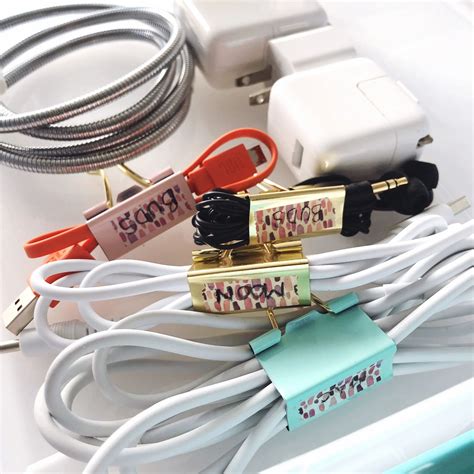 learn   label  organize  charging cords  basic office supplies