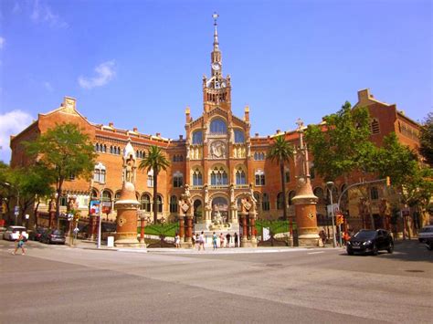 barcelona hospital de sant pau beautiful places  barcelona  catalonia
