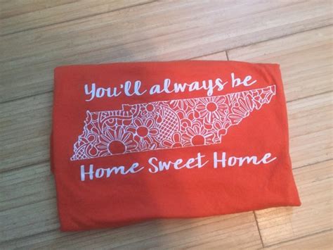Vinyl Graphic Tennessee Flower You Ll Always Be Home Sweet