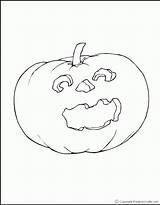 Coloring Pumpkin Halloween Pages Faces Popular sketch template