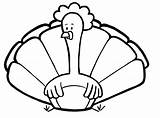 Turkey Coloring Pages Kids Turkeys Thanksgiving Clipart Cooked Cliparts Color Head Clip Template Getcolorings Library Favorites Add sketch template