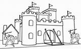 Castillo Castillos Istana Ausmalbilder Imprimir Knights Cool2bkids Kanak Koleksi Mewarnai Bebas Pewarna Warni Meneroka Berwarna sketch template