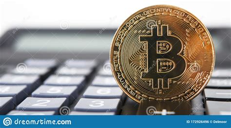 bitcoin   keyboard   calculator stock photo image  cash cryptography