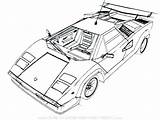 Lamborghini Coloring Pages Drawing Countach Aventador Outline Printable Print Draw Gallardo Car Drawings Color Getdrawings Easy Small Letscolorit Cool Paintingvalley sketch template