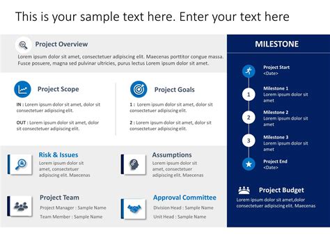 project charter  powerpoint template