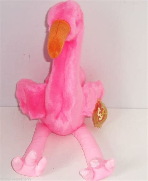 Pinky Flamingo Ty Beanie Buddies Buddy 1998 Bird