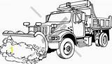 Plow Truck sketch template
