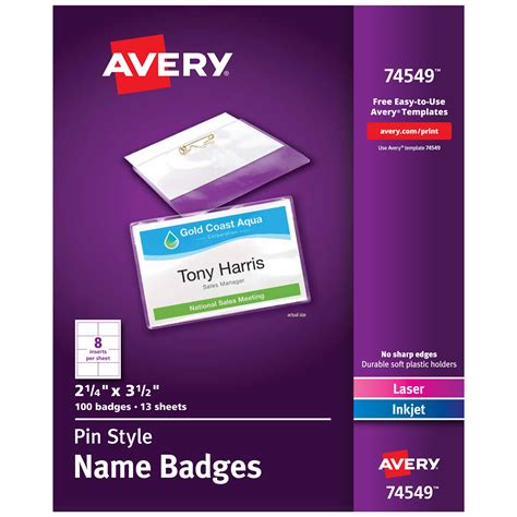 avery customizable  badges  pins     pin badge holders  printable