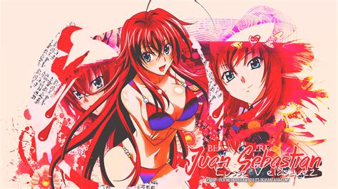 Rias Gremory Sexy Hot Anime And Characters Fan Art