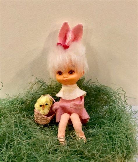 Vintage 1950s Pixie Elf Bunny Easter Bunny Collectible Japan Etsy