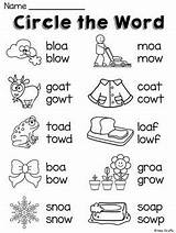 Oa Ow Worksheets Activities Long Vowel Phonics Prep Grade Words First Word Pairs Teams Kindergarten Sounds Digraphs Work Reading Ee sketch template