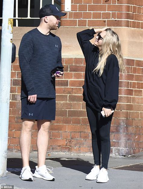 samantha jade and fiancé pat handlin pack on the pda as they step out