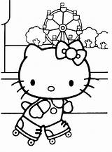 Coloring Kitty Pages Hello Emo Top sketch template