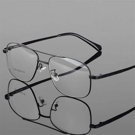 bclear classic fashion alloy men optical frame high quality double fuzweb