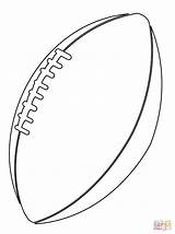 Football Coloring Ball Pages American Outline Printable Giants Field Print Nfl Color Sheets Clipart Clipartmag Silhouette Drawing Crafts sketch template