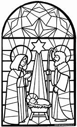 Kerst Jezus Jozef Kerstmis Bezoeken Voederbak Kerkraam Knutselen sketch template