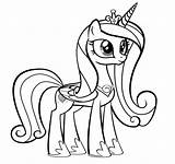 Pony Coloring Little Princess Cadence Pages Colouring Drawing Coloringhome Will Footprint Printable Fun Dinosaur Boyama рисунки Kids Coloriage Kid Fargelegging sketch template