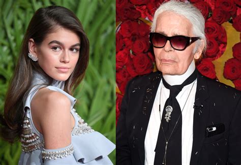 kaia gerber and karl lagerfeld are teaming up to design a collection