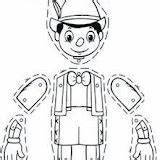Marionetas Recortar Pinocho Niñas Disfrute Pretende Lo sketch template