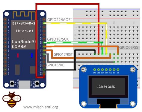 Sdd1306 Oled Display Wiring And Basic Use With Esp8266 Esp32 And Hot
