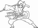 Sasuke Colorir Naruto Hokage sketch template