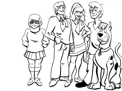scooby doo coloring pages usable educative printable
