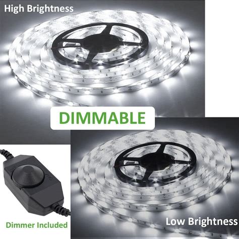 dimmable led light strip kit  ul listed power supply  units smd  leds ftm