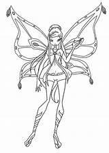 Coloring Winx Enchantix Pages Girls Plunge Fairytale Fantasy Start Painting Print Real Into sketch template