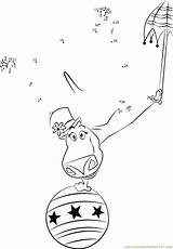 Madagascar Circus Connect Dots Dot Worksheet Kids Cartoons Email sketch template