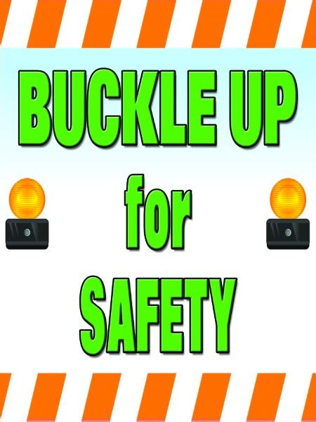 safety poster 1074 p buckle up for safety