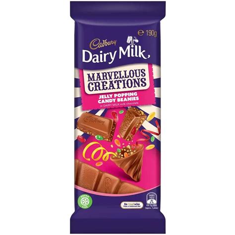 buy cadbury marvellous creations jelly popping candy block   worldwide delivery