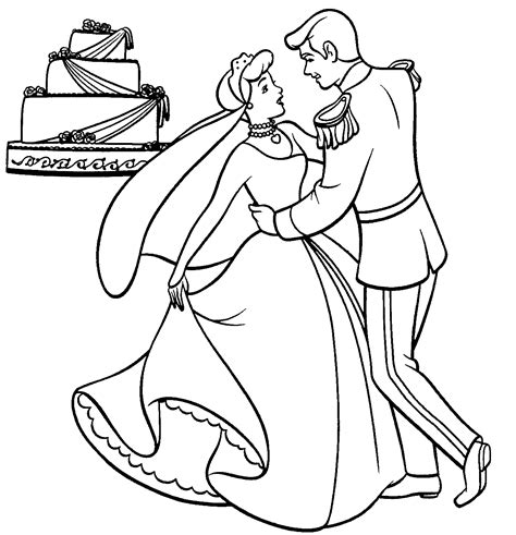 cinderella coloring pages learn  coloring